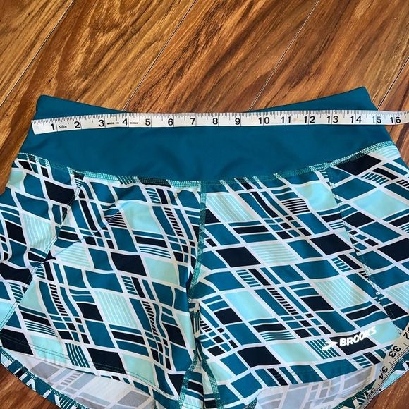 Brooks Womens Lined Chaser Blue Running Short Size M - Picture 6 of 7